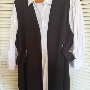 Chico's Black Wool Vest